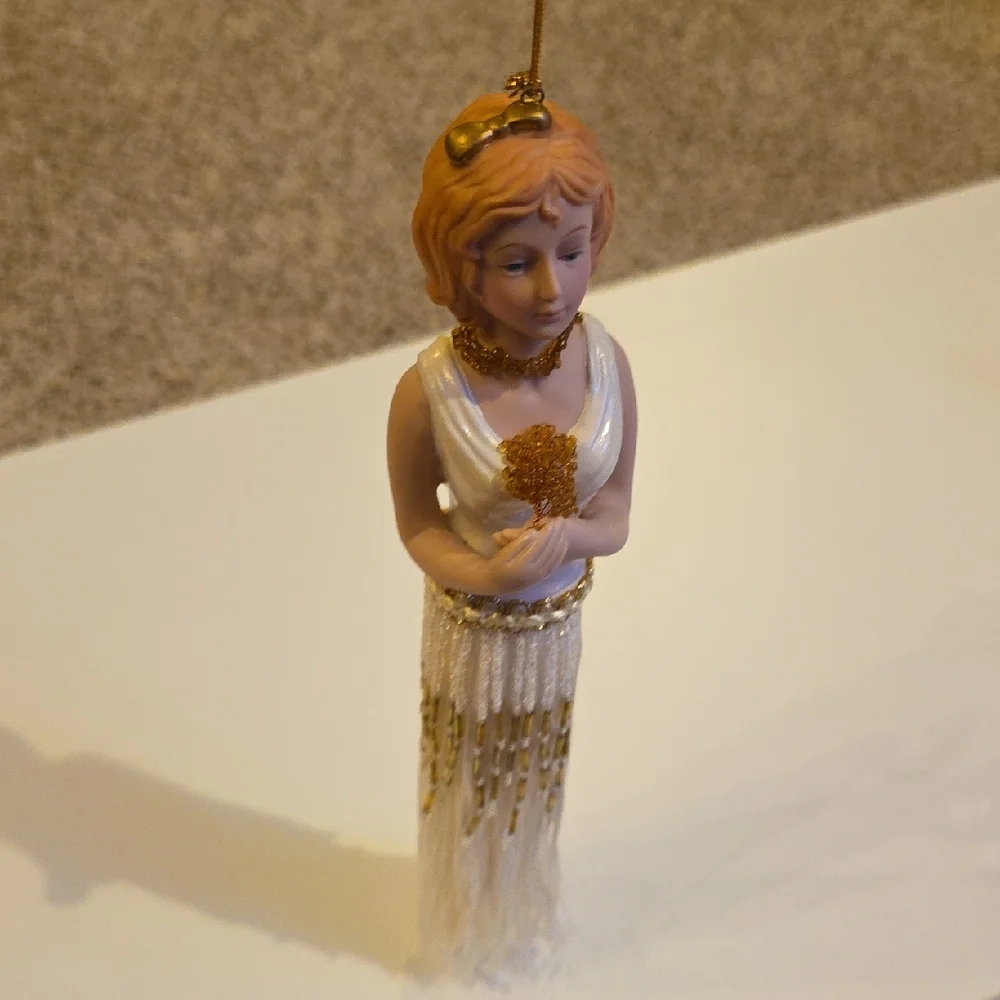 Christmas Ornament - 1920's Flapper Style Doll Ornament